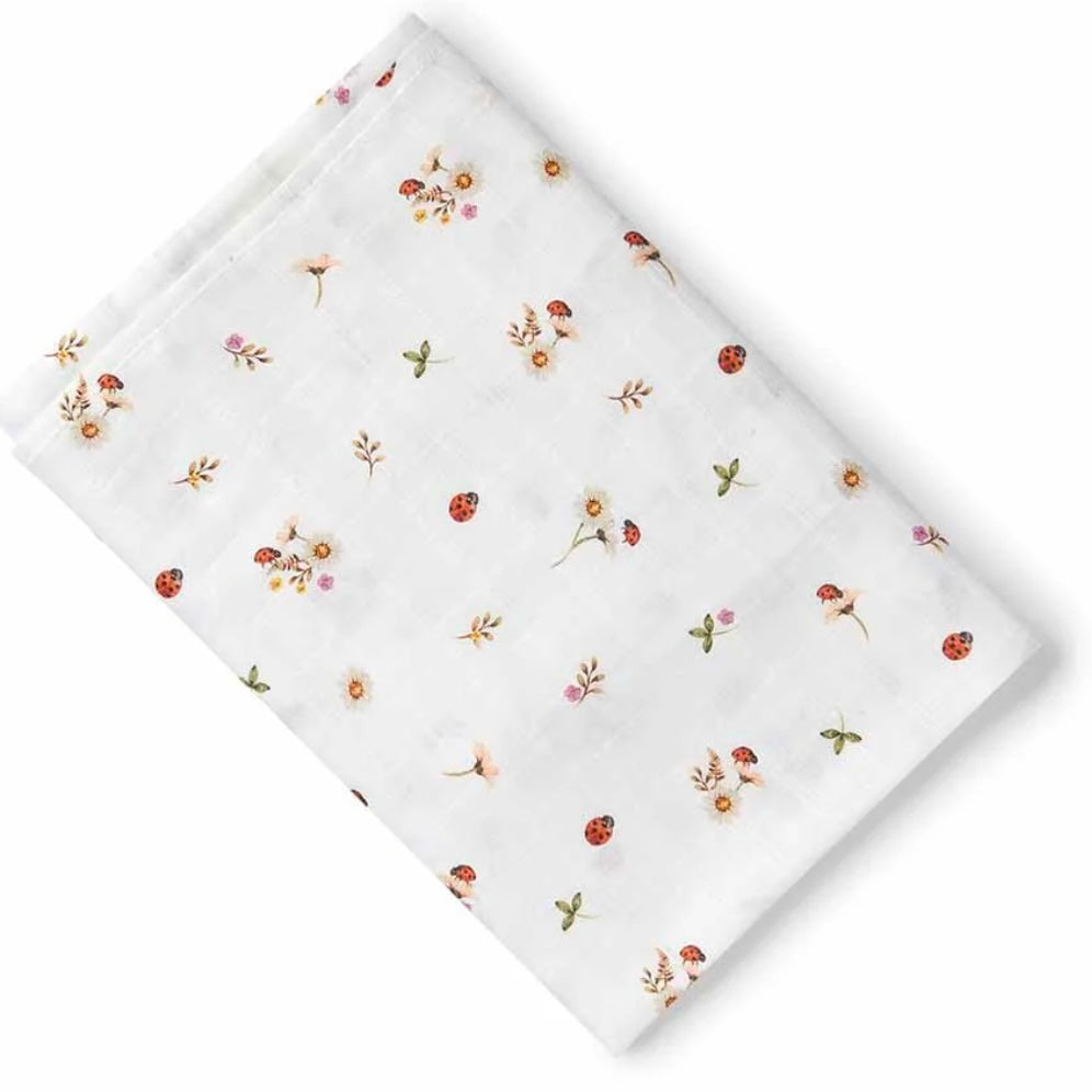 Snuggle Hunny / Muslin Wrap - Ladybug