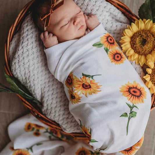 Snuggle Hunny / Muslin Wrap - Sunflower