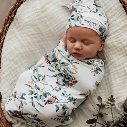 Snuggle Hunny / Snuggle Swaddle Set - Eucalypt