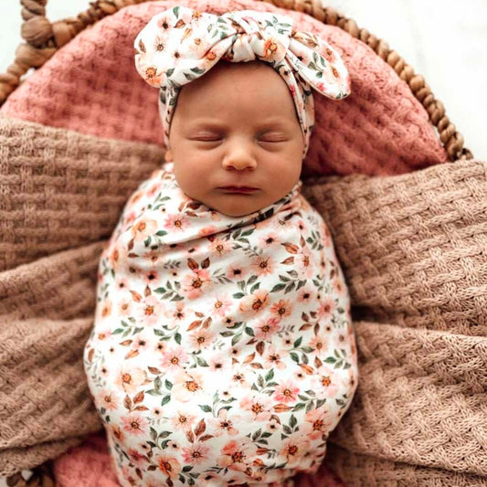 Snuggle Hunny / Snuggle Swaddle Set - Spring Floral