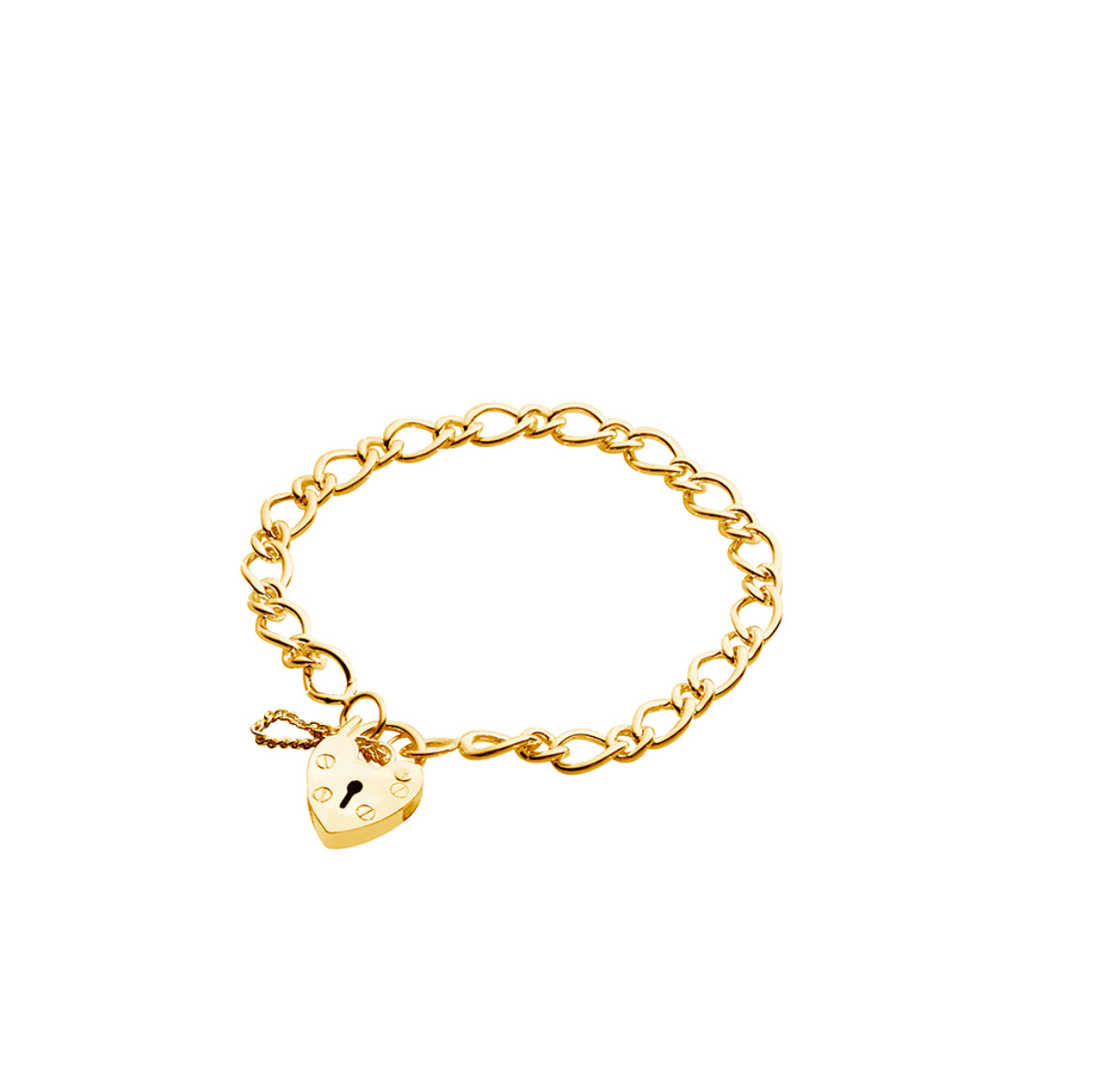 Tiny Treasures / Gold Baby Bracelet baby With Padlock