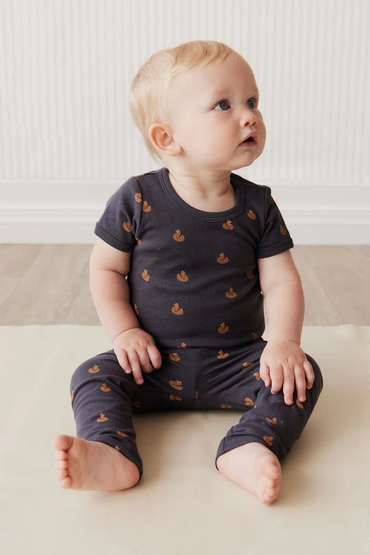 Jamie Kay / Hudson Short Sleeve Bodysuit - Fox Cubs Constellation