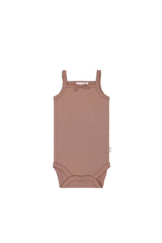 Jamie Kay / Singlet Bodysuit - Powder