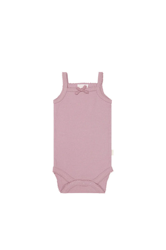 Jamie Kay / Singlet Bodysuit - Vintage Violet