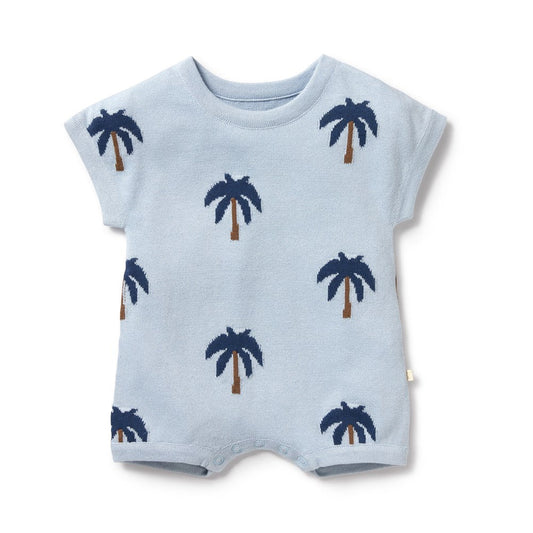 Wilson & Frenchy / Little Palm Organic Knitted Growsuit