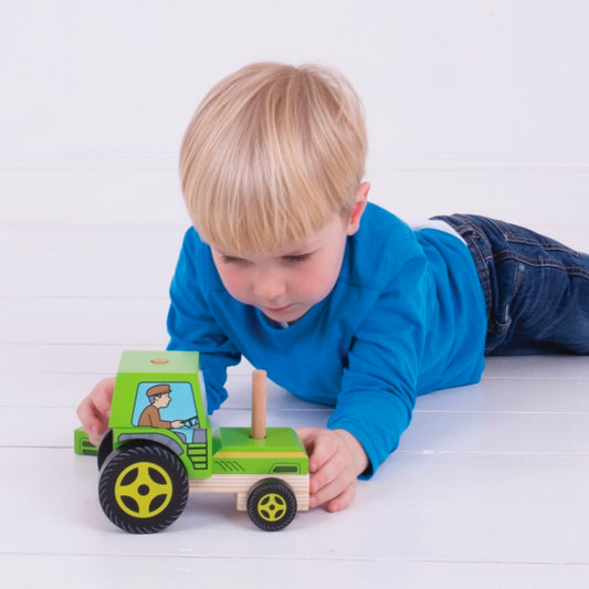 Bigjigs Toys - Stacking Tractor