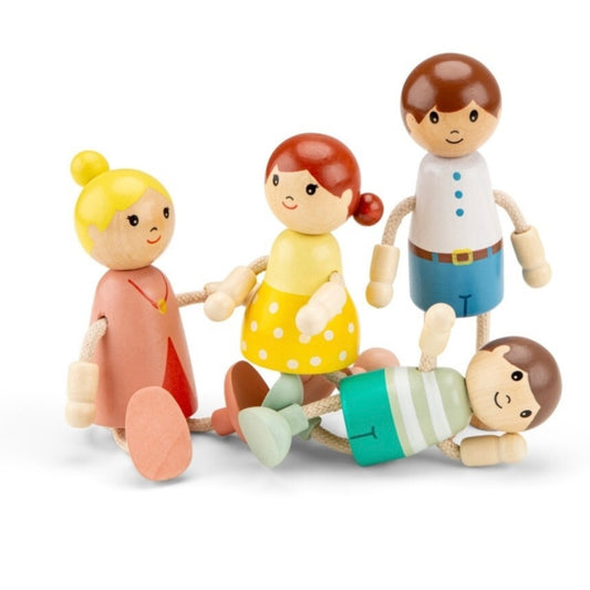 New Classic Toys / Wooden Doll Family