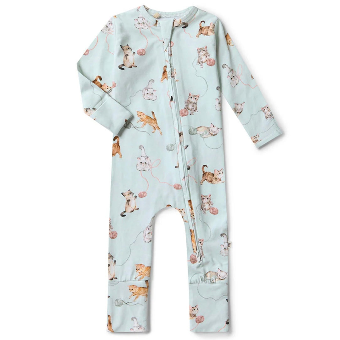 Snuggle Hunny / Snugglesuit Convertible Romper - Kittens