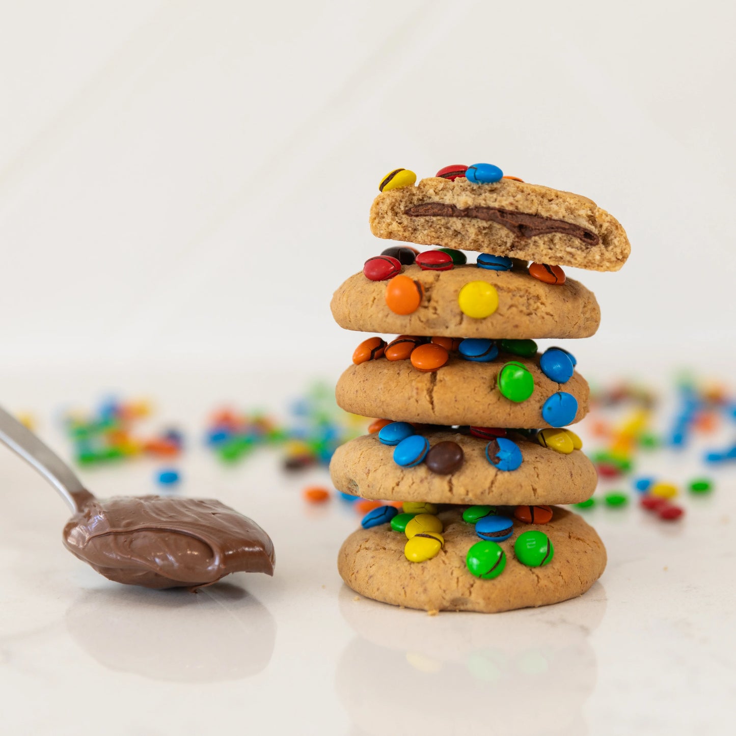 Milky Goodness / Nutella and M&Ms Lactation Cookies