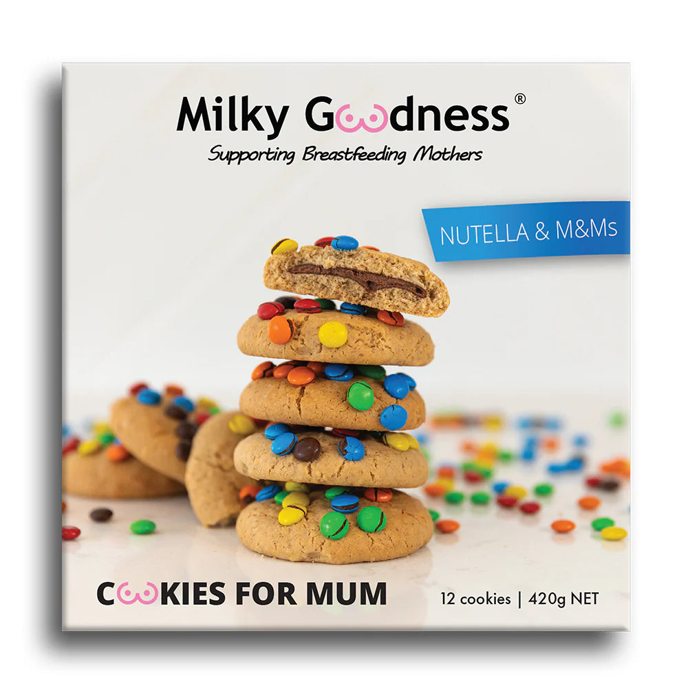 Milky Goodness / Nutella and M&Ms Lactation Cookies