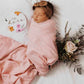 Snuggle Hunny / Organic Muslin Wrap - Musk Pink