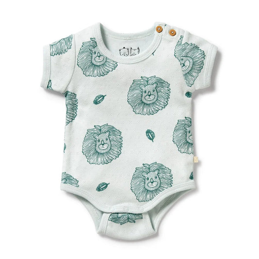 Wilson & Frenchy / Pointelle Little Lion Bodysuit