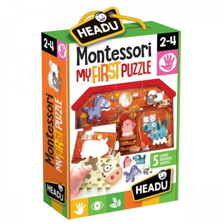 Montessori My First Puzzle The Farm - Headu