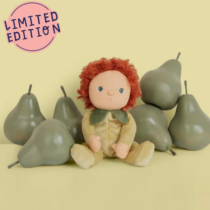 Olli Ella Dinky Dinkum Patty Pear Doll Featuring Light Green Suit