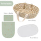 Living Textiles / Rattan Doll Moses Basket Set