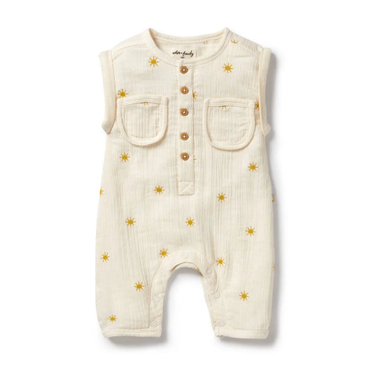 Wilson & Frenchy / Sunshine Organic Crinkle Growsuit