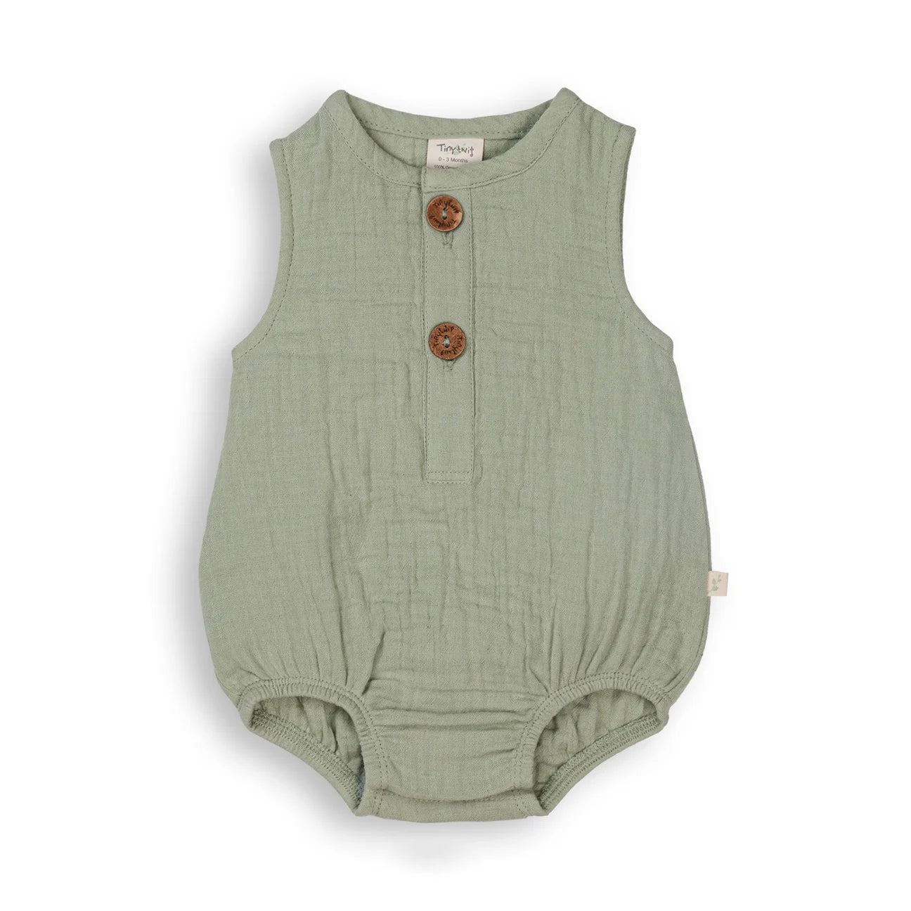 Tiny Twig Reseda Bubble Romper Front View