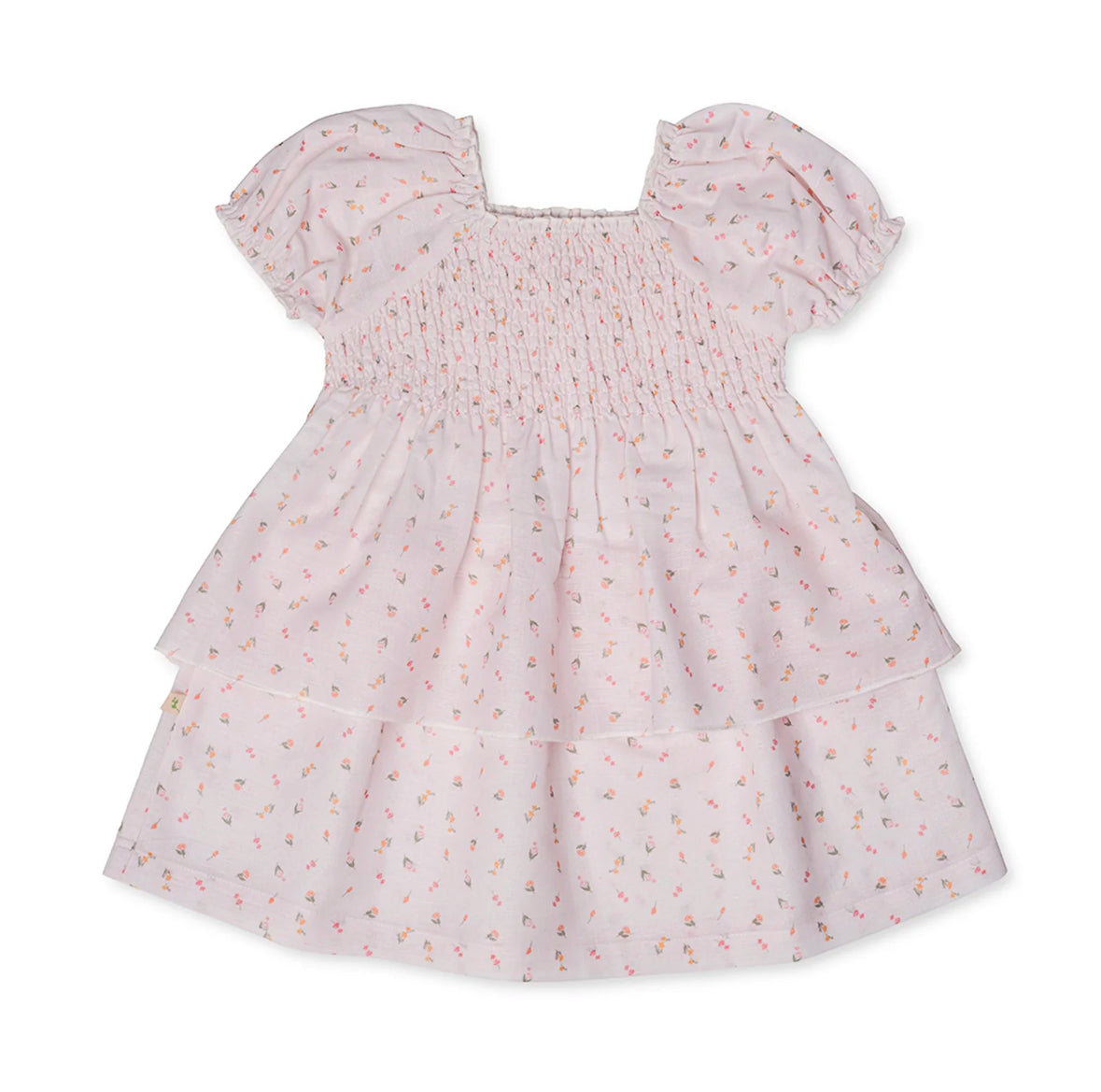 Tiny Twig Smock Dress Pretty in Pink Featuring Pink Dress With tiny Flowers